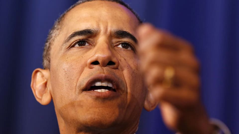 US-Präsident Barack Obama informiert über seine Anti-Terror-Politik an der National Defense University in Fort McNair in Washington, 23. Mai 2013.
