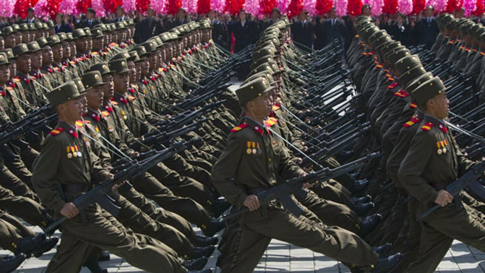 Militärparade in Pjöngjang
