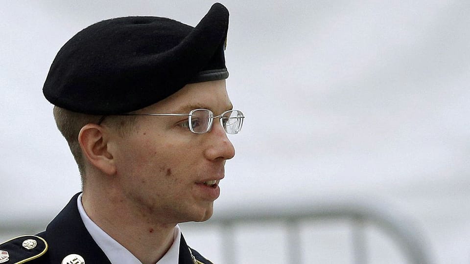 US-Soldat Bradley Manning am 21. Mai vor einer Anhörung