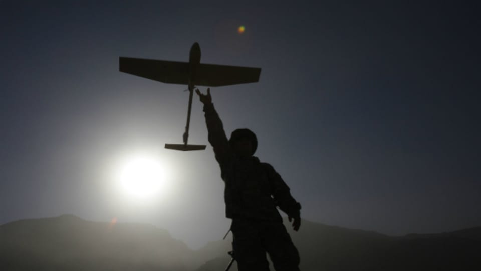 Lautlose Aufklärung aus der Luft: amerikanische Drohne im Einsatz in Afghanistan.