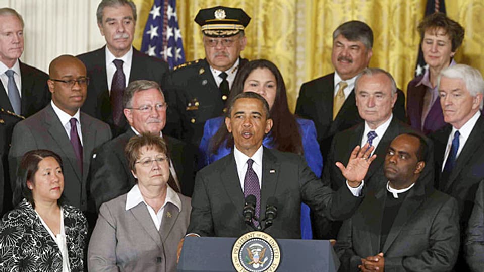 US-Präsident Obama spricht am 11. Juni im Weissen Haus über das Einwanderungsgesetz.