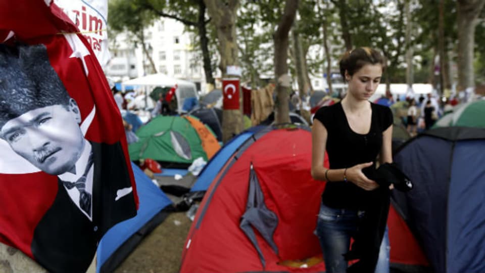 Protestcamp im Istanbuler Gezi-Park.