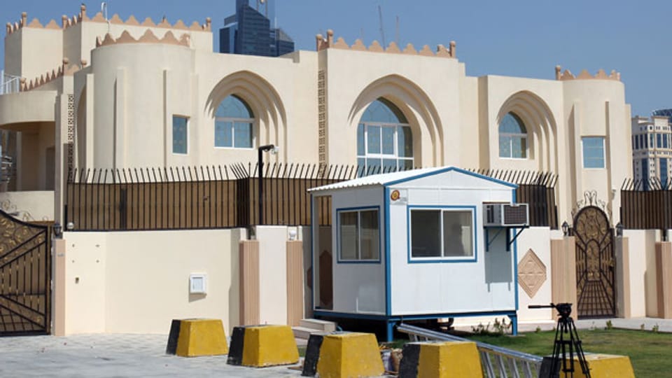 Das offizielle Verbindungsbüro der Taliban in Katar.