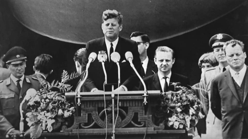 «Ich bin ein Berliner»: vor 50 Jahren sprach Kennedy die berühmten Worte.