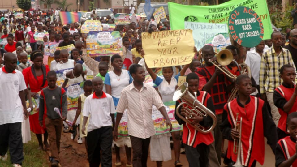 Homophobie ist in Afrika weit verbreitet: eine Demonstration gegen Homosexualität in Uganda im Januar 2010.