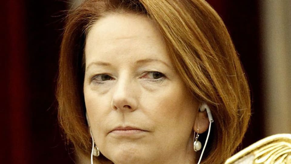 Julia Gillard muss nach drei Jahren ihre Macht abgeben,