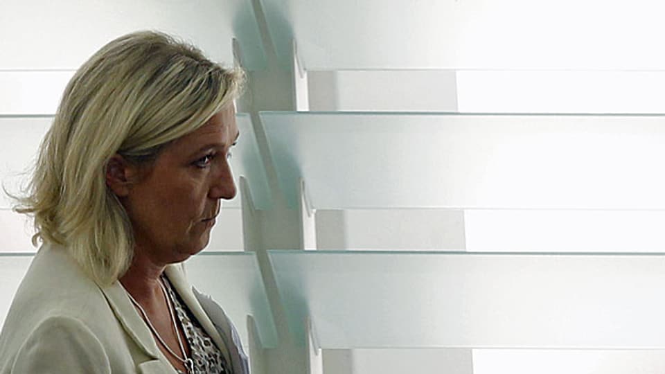 Marine Le Pen, am 2. Juli am Europa-Parlament in Strassburg.