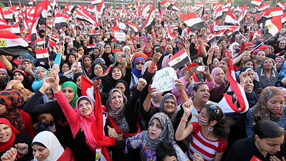 Protestveranstaltung gegen den ägyptischen Präsidenten Mursi, am 2. Juli in Kairo.
