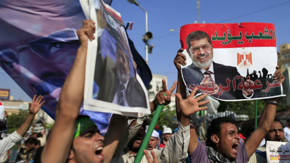 Proteste von Anhängern des gestürzten Präsidenten Mursi