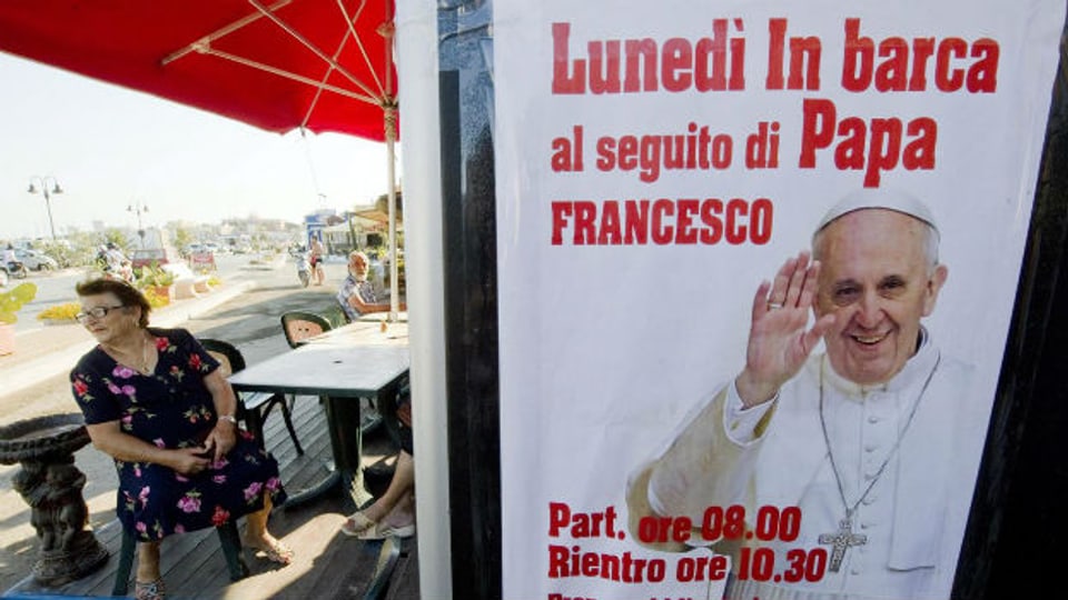 Auf Lampedusa wird Papst Franziskus erwartet.