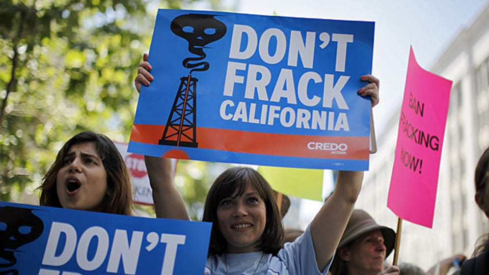 Proteste gegen das Fracking in Kalifornien, am 30. Mai 2013 in Los Angeles.