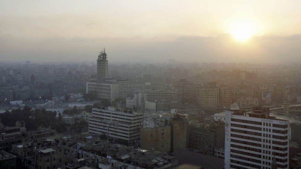 Die Sonne geht auf über Kairo, am 16. Juli 2013.