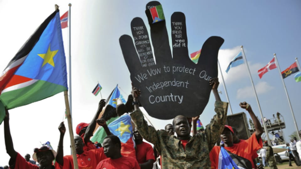 Feiern zum ersten Jahrestag der Unabhängigkeit im Südsudan im Jahre 2012.