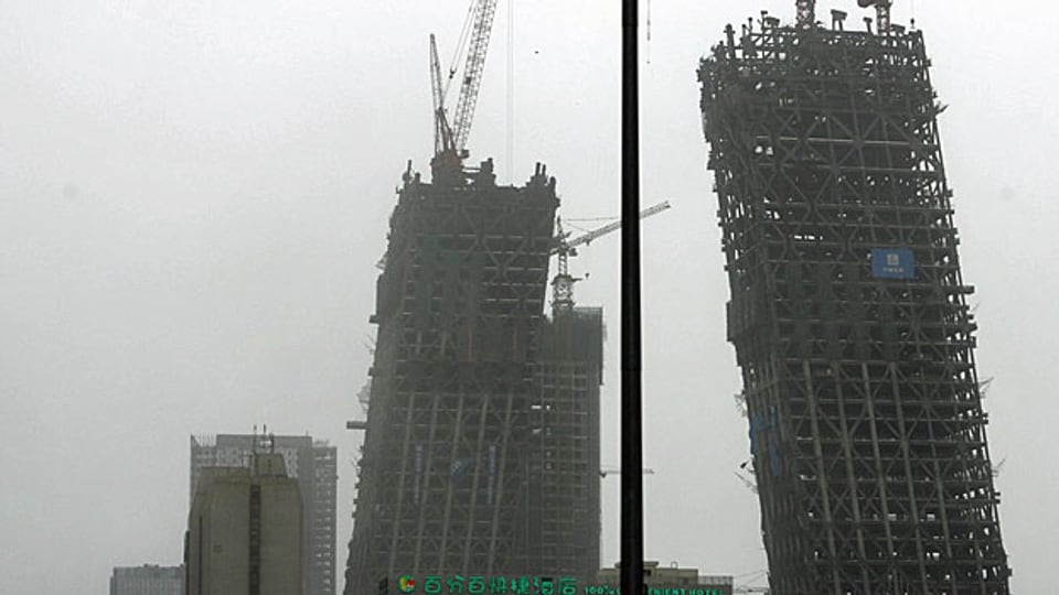 Beispielloser Bauboom in chinesischen Städten. Bild: Peking.