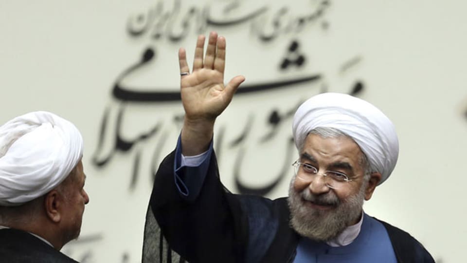 Irans Präsident Ruhani schlägt versöhnliche Töne an