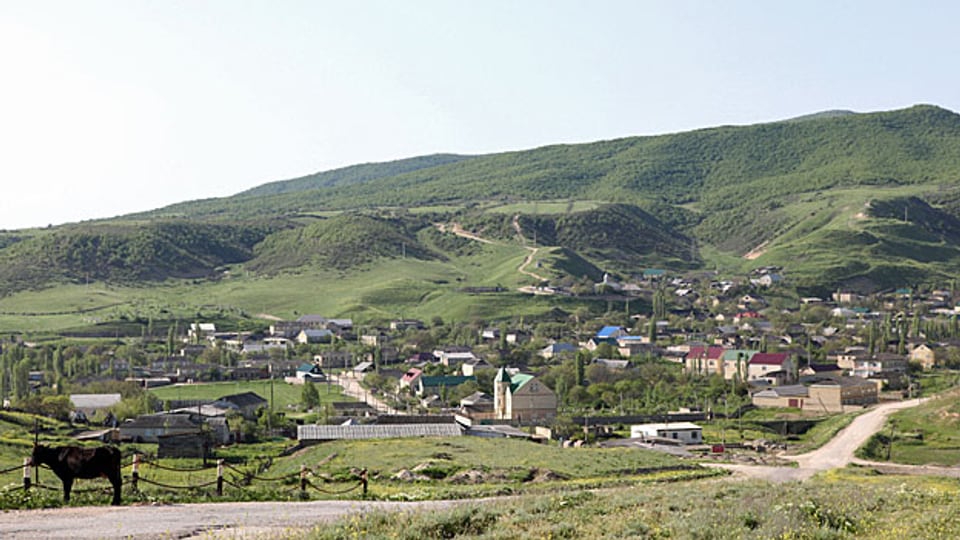 Die Ortschaft Utamysh, 85 Kilometer südlich von Dagestans Hauptstadt Machatschkala.
