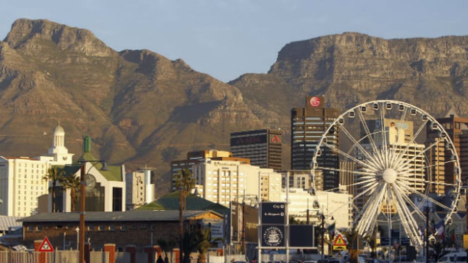 Kapstadt in Südafrika: Blick auf den Tafelberg