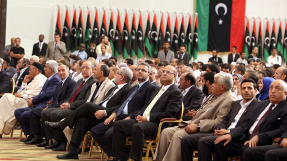 Der frisch gewählte libysche Nationalkongress vor einem Jahr.