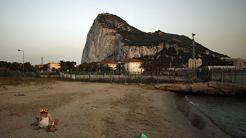 Blick auf den Felsen von Gibraltar.
