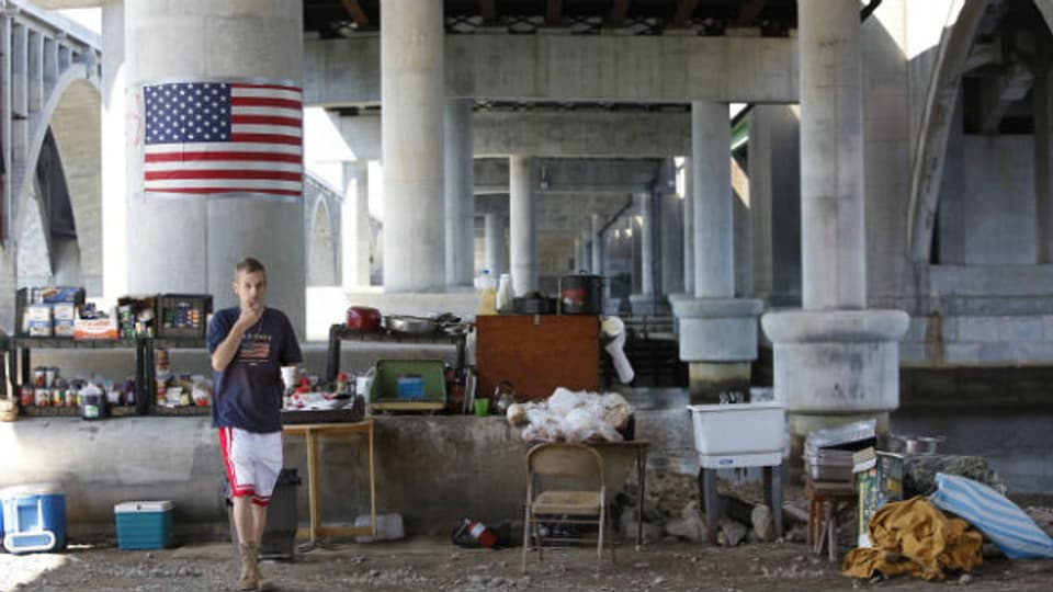 Armut in den USA: In Washington DC ein alltägliches Bild.