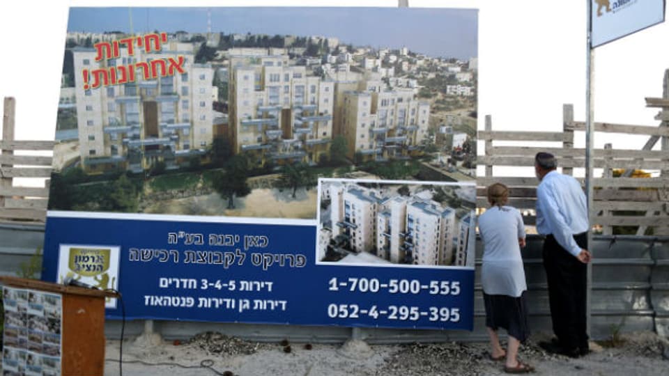 Israel kündigt den Bau von über tausend Siedler-Wohnungen an.