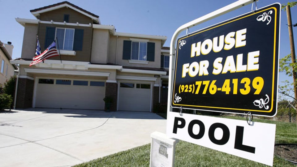 Ein Haus steht zum Verkauf in Kalifornien. Symbolbild.