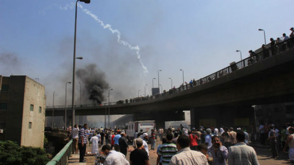 Unruhen in Kairo am Donnerstag.