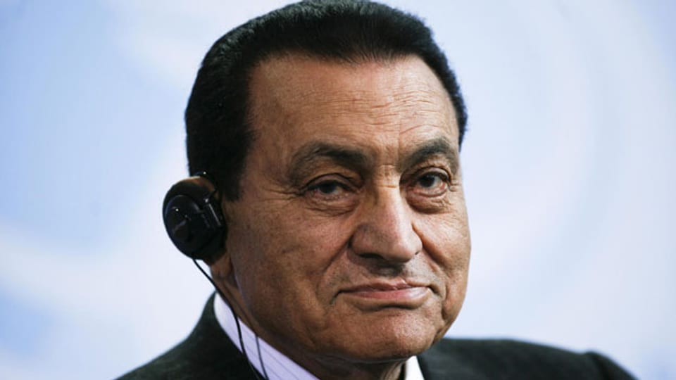 Der ehemalige ägyptische Präsident Hosni Mubarak am 4. März 2010.