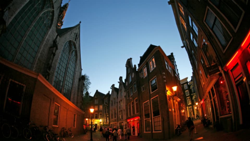 Die Sexboxen in den Niederlanden wurden vielerorts wieder geschlossen: Rotlicht-Viertel in Amsterdam.