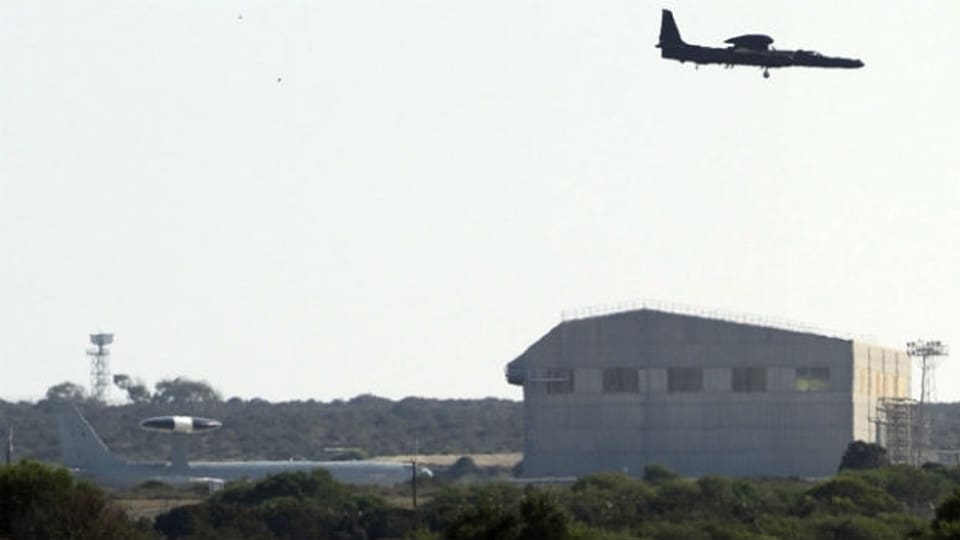 Flüge über dem RAF-Stützpunkt Akrotiri auf Zypern.