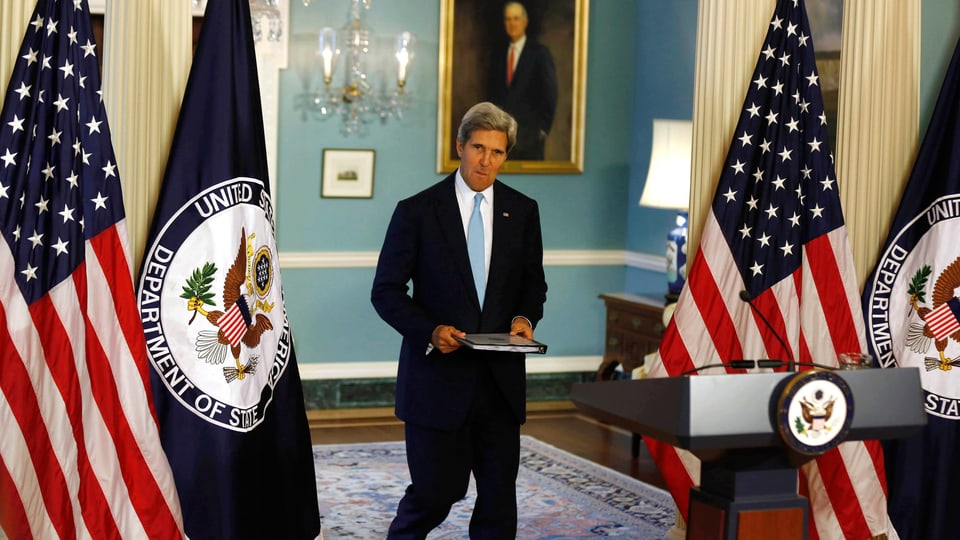 US-Aussenminister Kerry legt Analyse-Papier vor