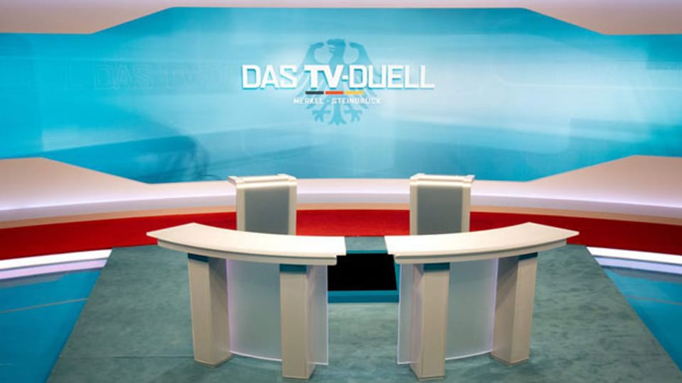 Deutschland vor dem grossen TV-Wahlduell