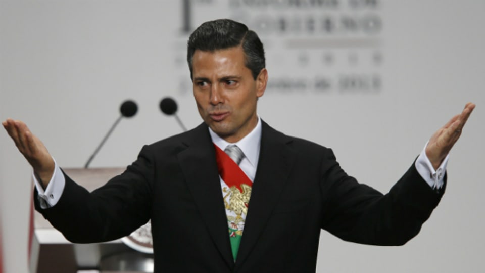 Seit neun Monaten in Mexiko im Amt: Enrique Peña Nieto.