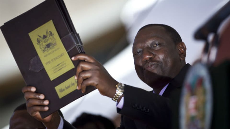 Der Kenyanische Vizepräsident William Ruto anlässlich seiner Vereidigung im April 2013.