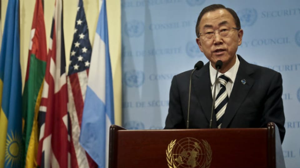 Ban Ki Moon fordert, dass der UNO-Bericht von allen Seiten akzeptiert werden müsse.