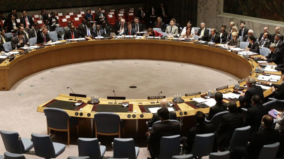 Blick auf den Uno-Sicherheitsrat.