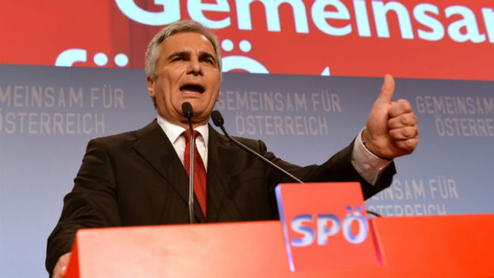 Der Kandidat der SPÖ wird weiter regieren: Werner Fayman.