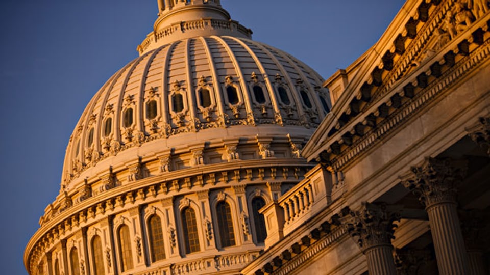 US-Haushaltsstreit:  Steht die mächtigste Nation der Welt steht vor dem Stillstand? US-Kapitol in Washington, Montag 30. September 2013.