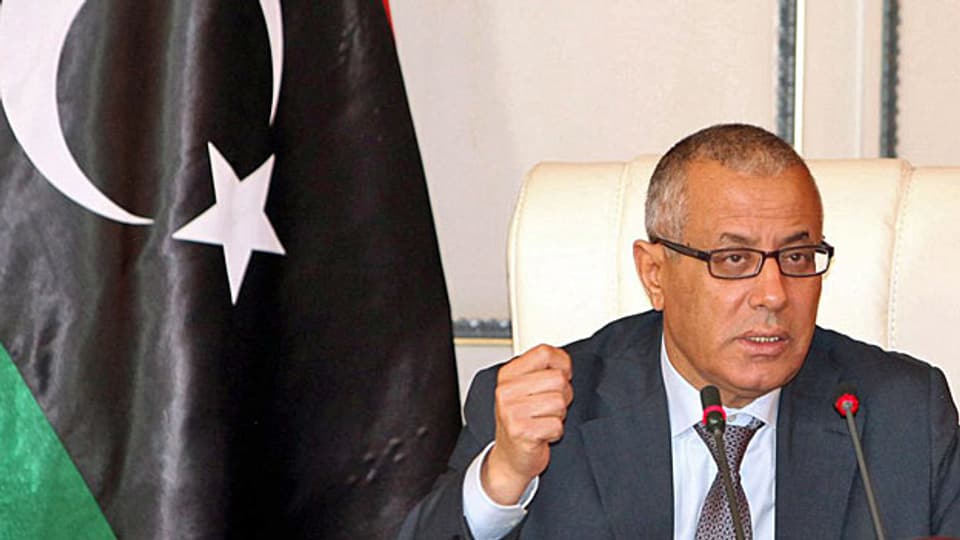 Der libysche Premier Ali Seidan im August 2013 in Tripoli.