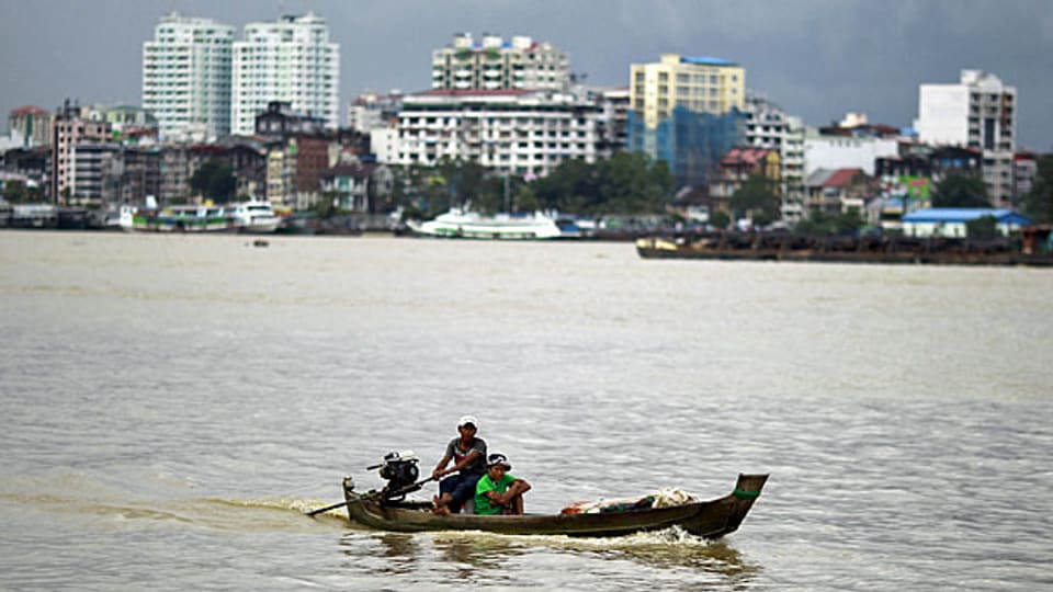 Burmas Hauptstadt Rangun.