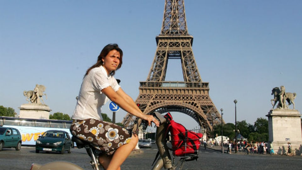 Velofahren – auch in Paris immer beliebter.