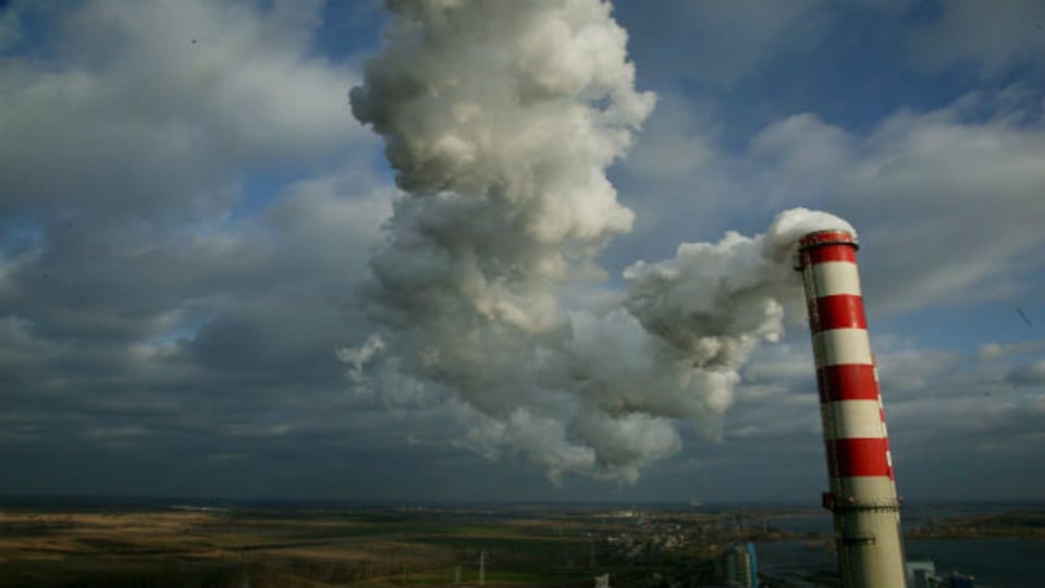 Kohlerakftwerk in Polen.