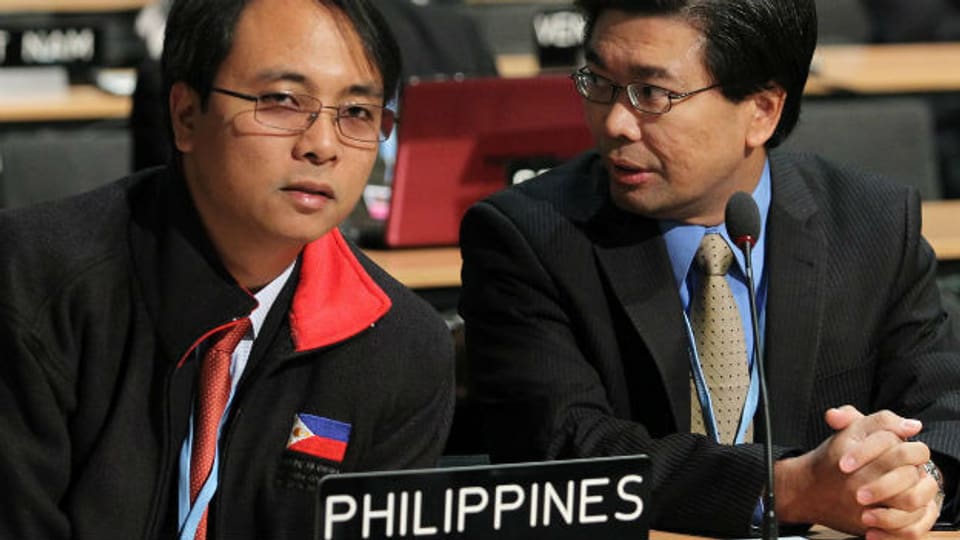 Vertreter der Philippinen an UNO-Klimakonferenz