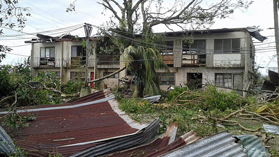 Auch ein Spital ist in der philippinischen Provinz Iloilo zerstört worden.