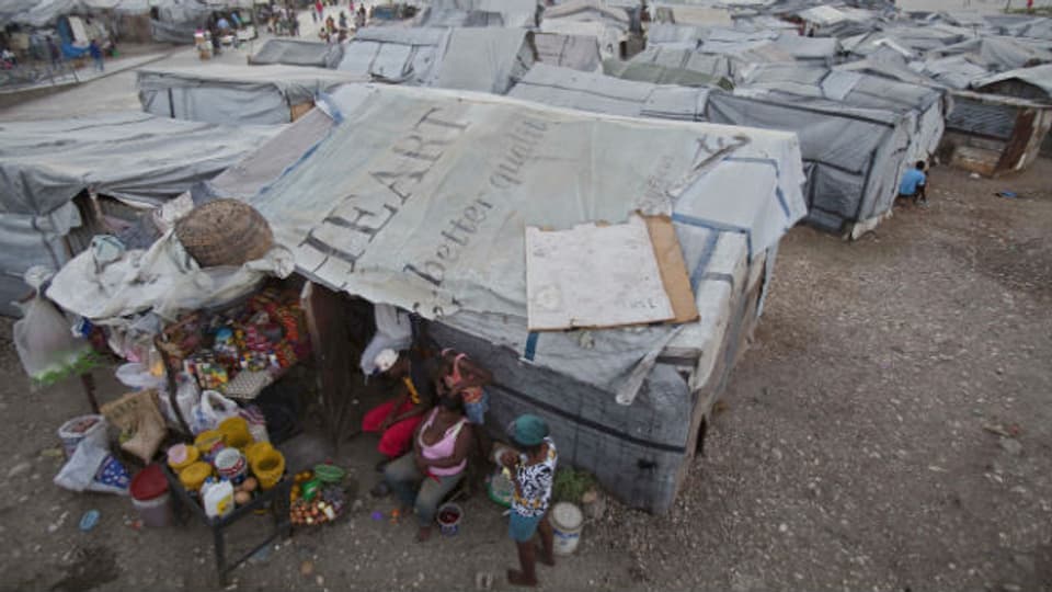 Nach dem Erdbeben in Haiti: Noch immer leben Zehntausende in Zeltstädten.