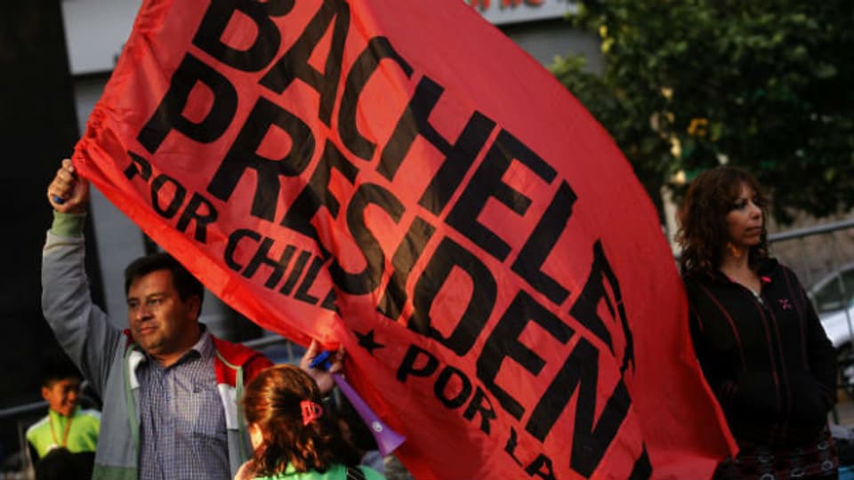 Demonstration für Bachelet