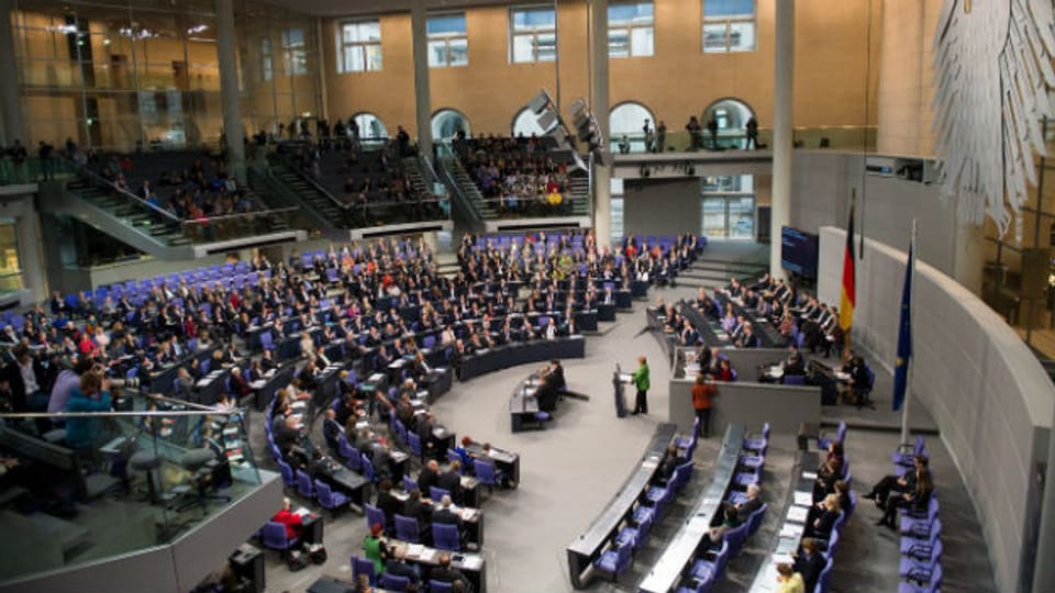 Angela Merkel am 18. November 2013 im Bundestag