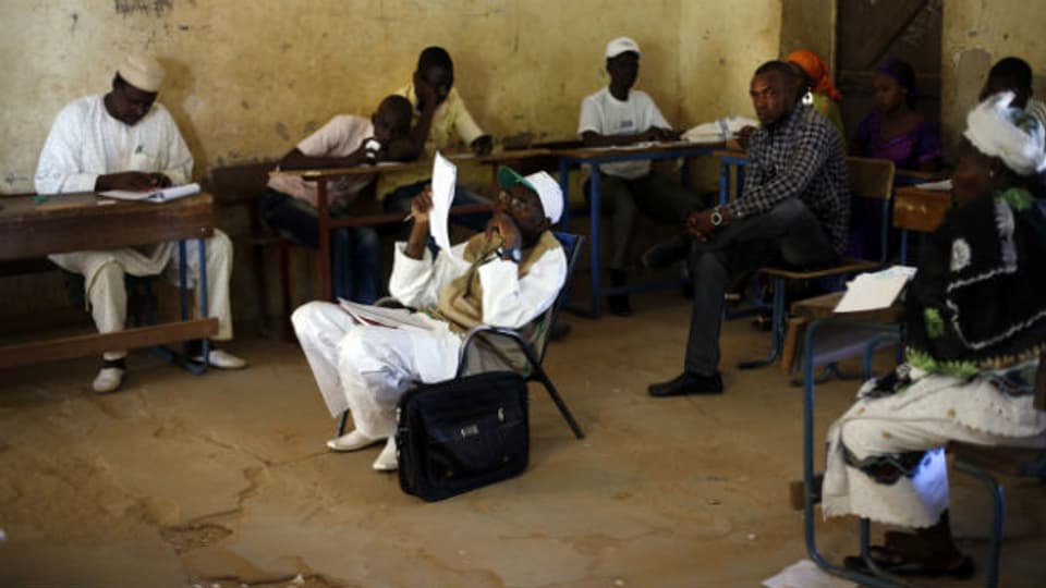 Wahlhelfer in Mali