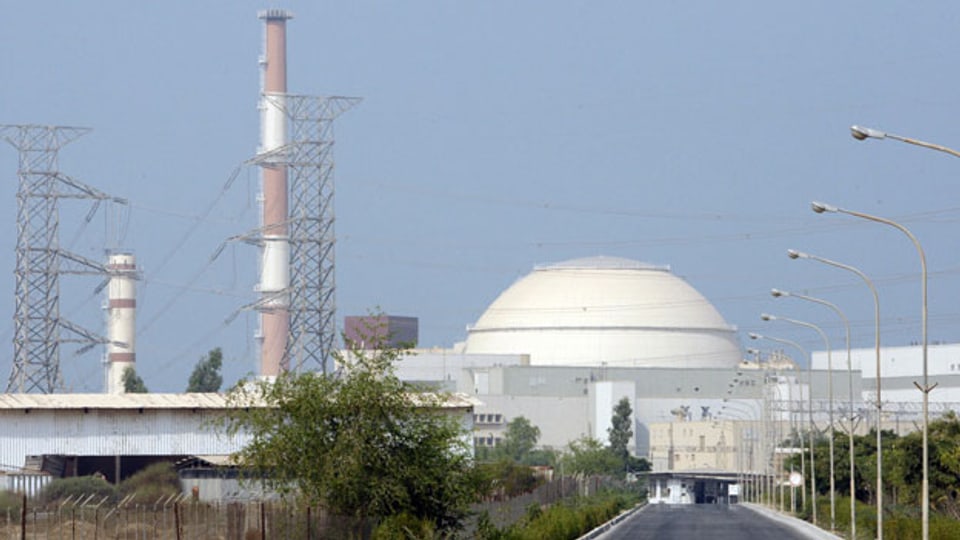Das Kernkraftwerk Bushehr, ausserhalb der südlichen Stadt Bushehr, Iran.