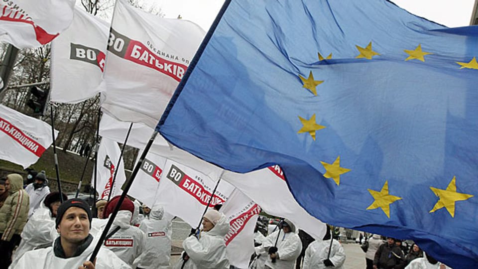Pro-Europa-Demonstrationen, am 26. November in der ukrainischen Hauptstadt Kiew.